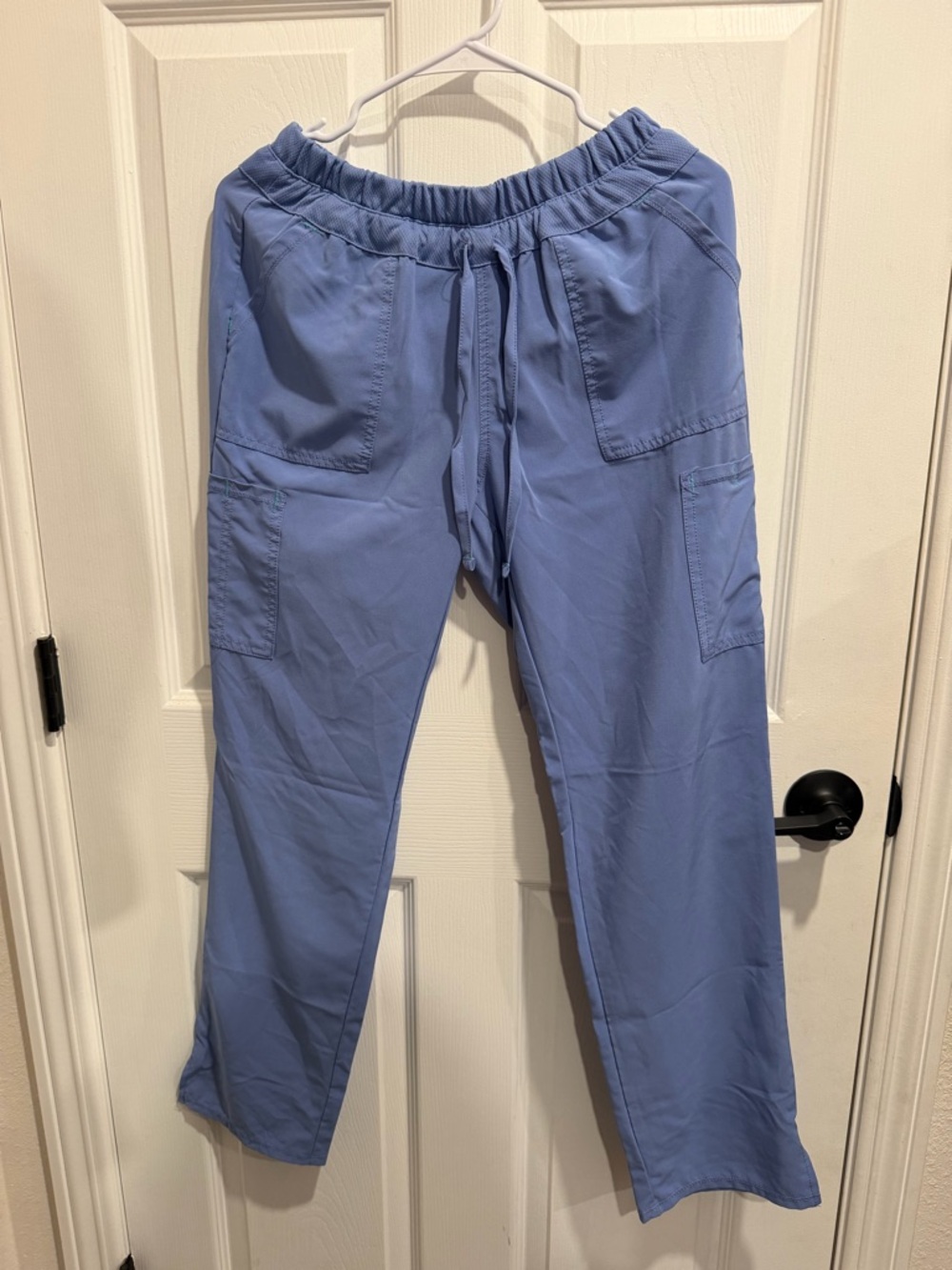Ceil blue scrub pants straight